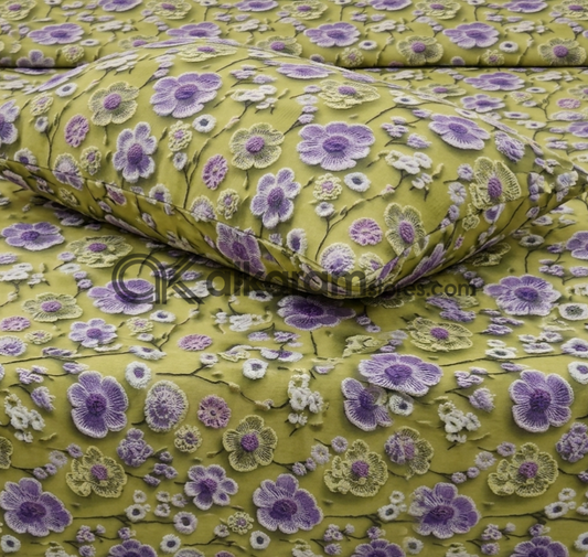 Pure Cotton 3pc Bedsheet Sage Bloom