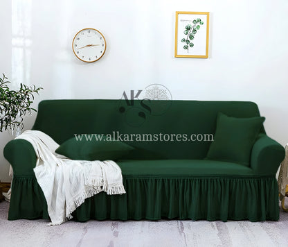 Turkish Dark Green Sofa Cover