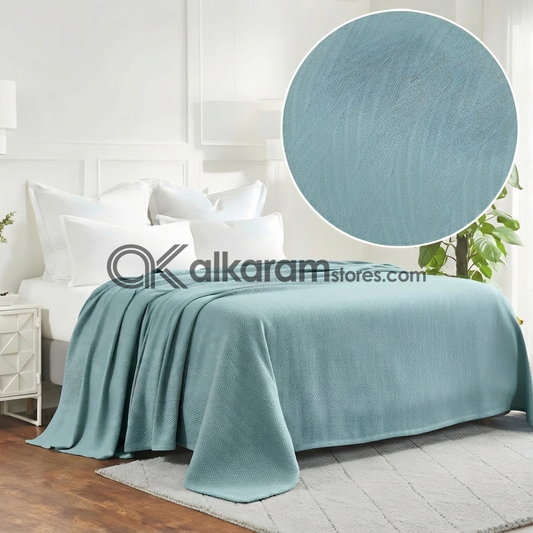 Thermal Blanket Cyan Blue