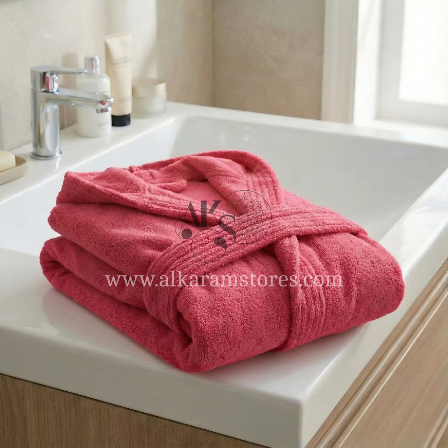 Adult Pinkish Bathrobe