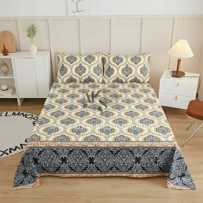 Crystal Cotton 3pc Bedsheet Sypia Crystal