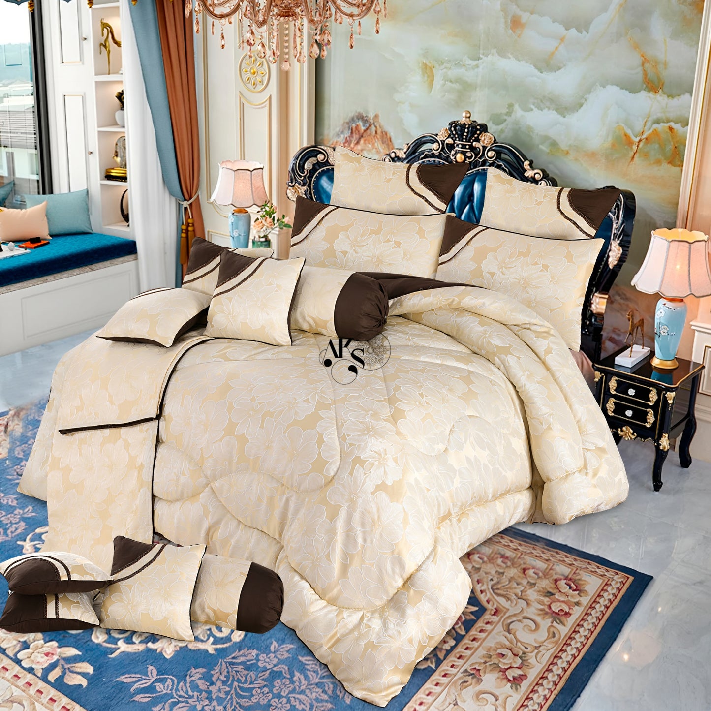 14pc Pale Peony Bridal Set