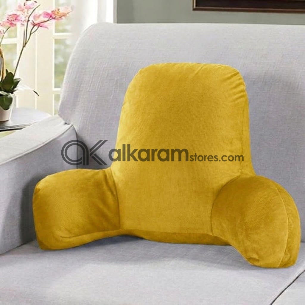 Velvet Backrest Reading Cushion