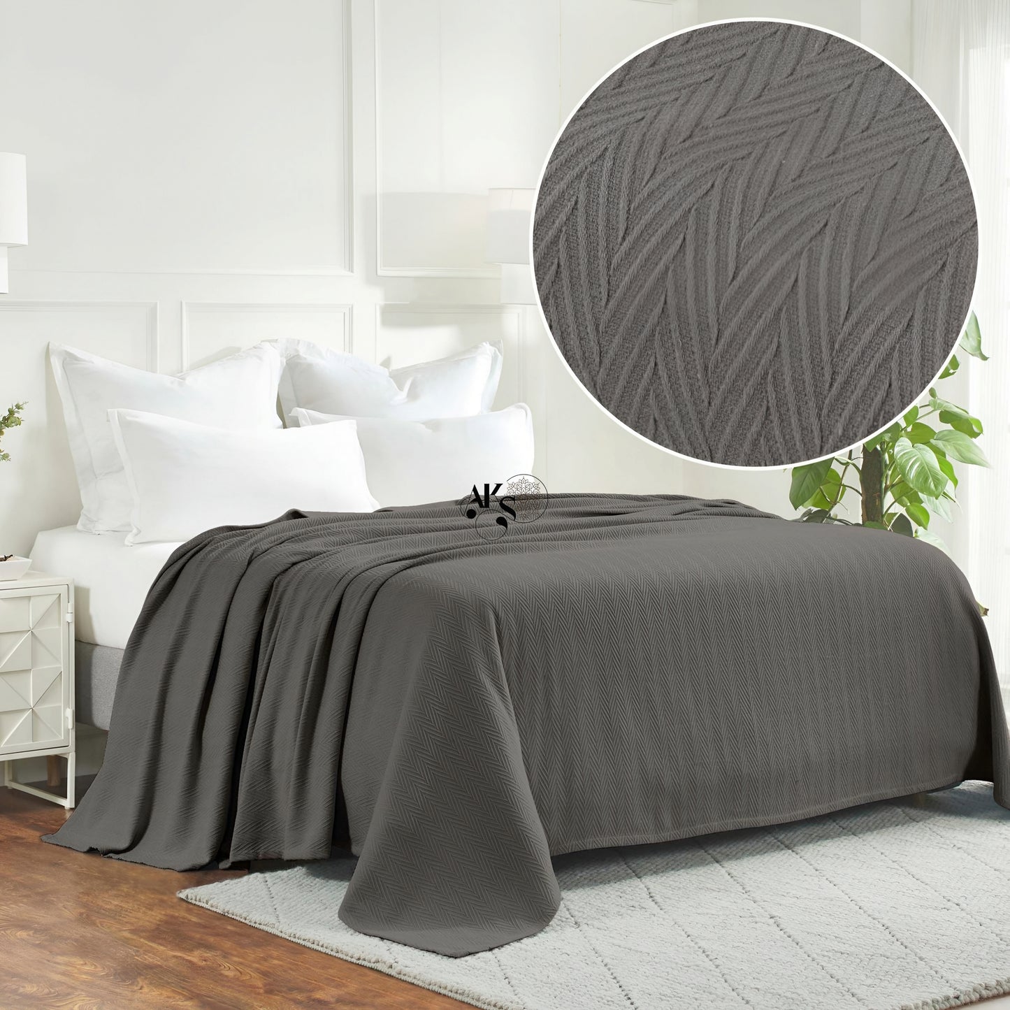 Thermal Blanket Light Grey
