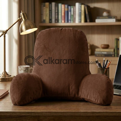 Velvet Backrest Reading Cushion