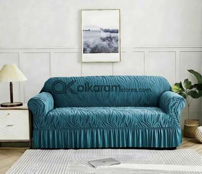 Zebra Zinc Sofa Cover