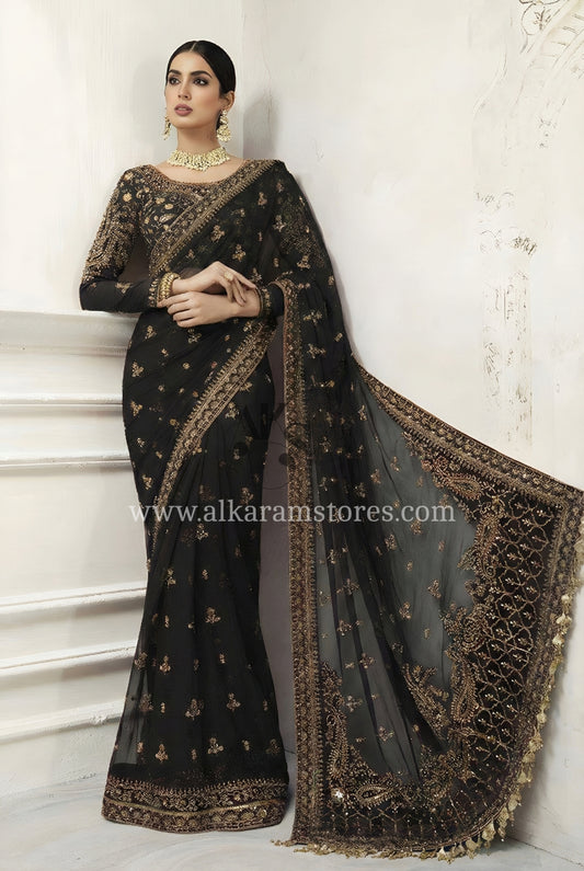Fancy Saree Black# 113C