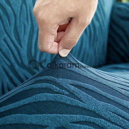 Zebra Zinc Sofa Cover
