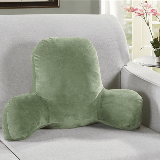 Velvet Backrest Reading Cushion