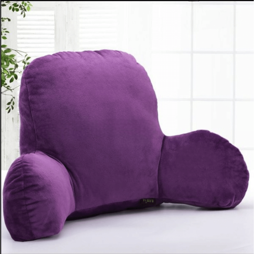 Velvet Backrest Reading Cushion