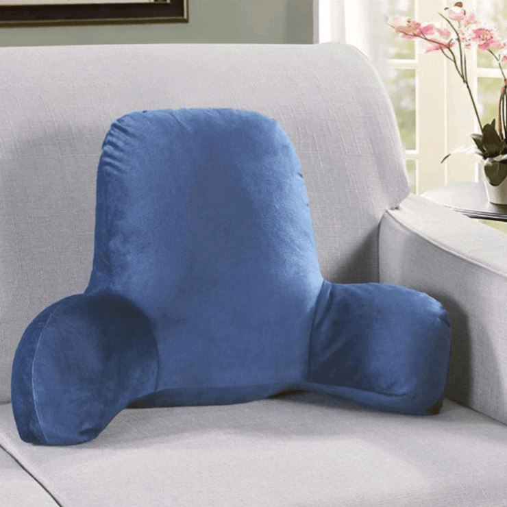 Velvet Backrest Reading Cushion