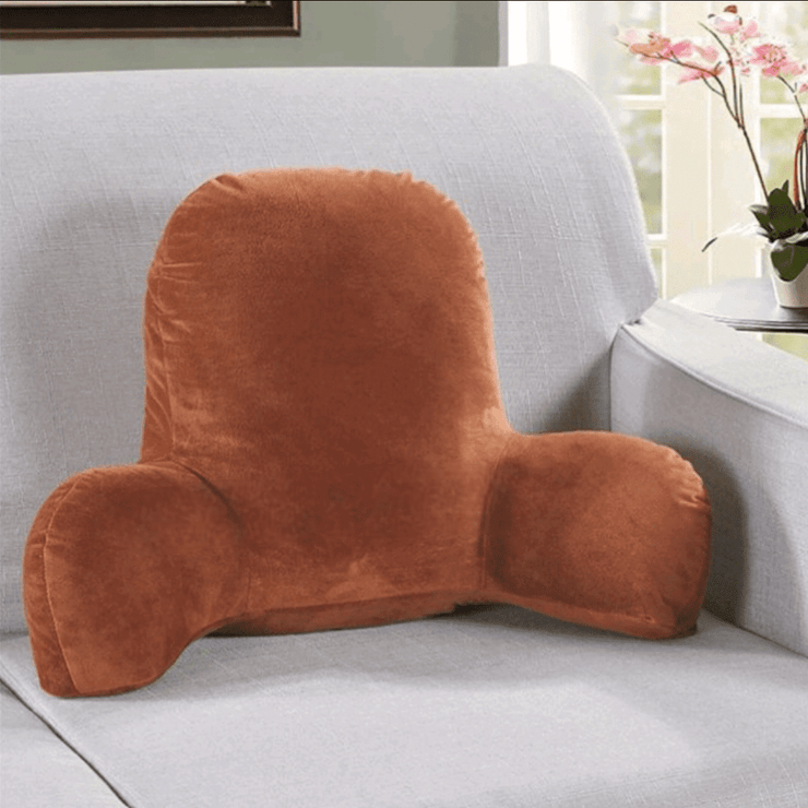 Velvet Backrest Reading Cushion