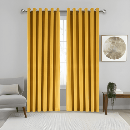 Velvet Curtains - Pack of 2