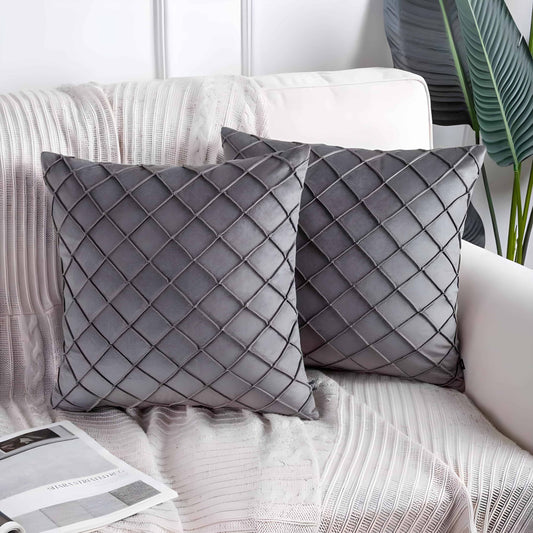 Velvet Cushion Covers - Pack of 2